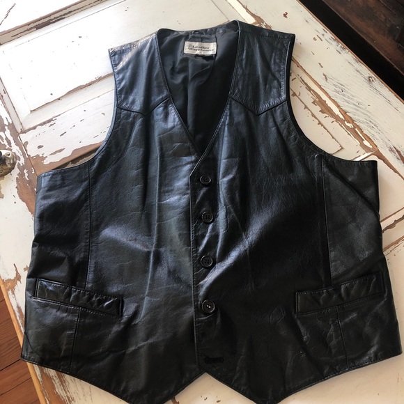 The Leather Warehouse Leather Vest - Picture 7 of 8